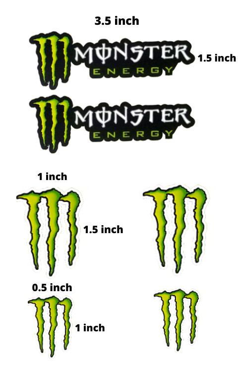 Monster Energy Sticker For Bike and Car